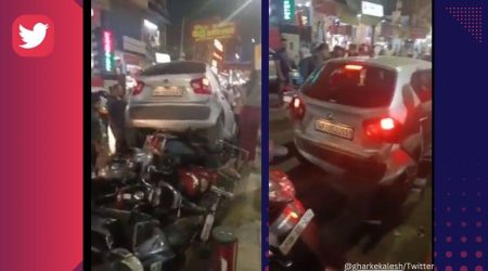 Woman-rams-car-into-row-of-two-wheelers-in-Kanpur.jpg